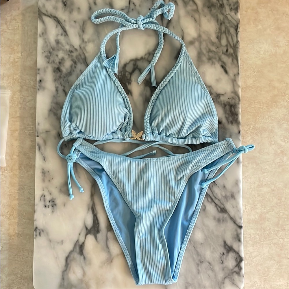 Light Blue Bikini Set